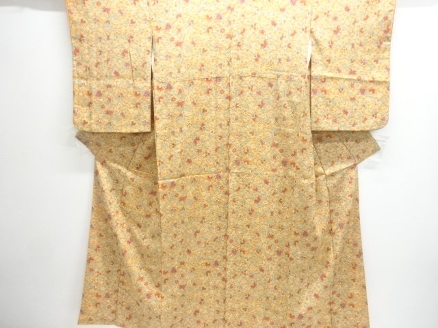 JAPANESE KIMONO / KOMON / ARABESQUE FLOWER 